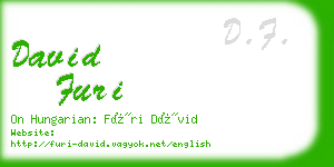 david furi business card